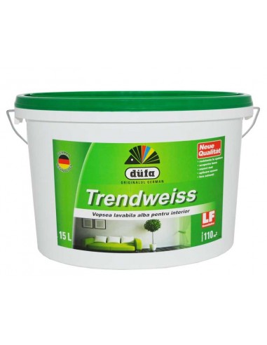 Düfa Trendweiss LF 7.5L vopsea lavabilă albă