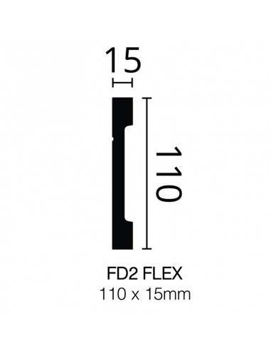 Profil decorativ polimer dur FD2...