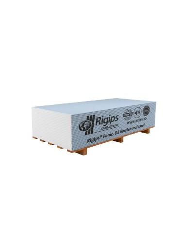 Placa 12,5mm gips – carton Rigips® Fonic tip D, muchie PRO