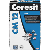 Adeziv Ceresit CM 12 adeziv flexibil cu consistenta plastic fluida pentru placi ceramice