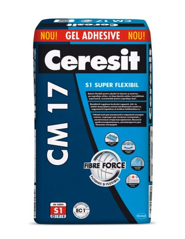 Adeziv Ceresit CM 17 Adeziv super - flexibil pentru gresie si faianta