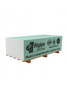 Placa 12.5mm gips – carton Rigips® RFI tip FH2