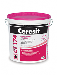 Ceresit CT 174 Tencuiala decorativa siliconico-silicatica cu aspect de «praf de piatra»