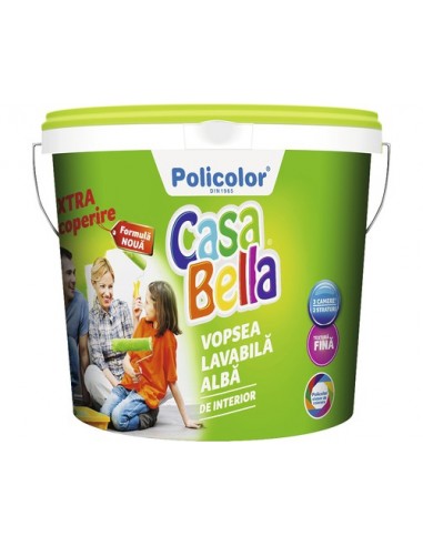 CasaBella Lavabila Interior 8.5L alb