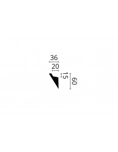 Cornisa tavan IL4 60x36x2000 2